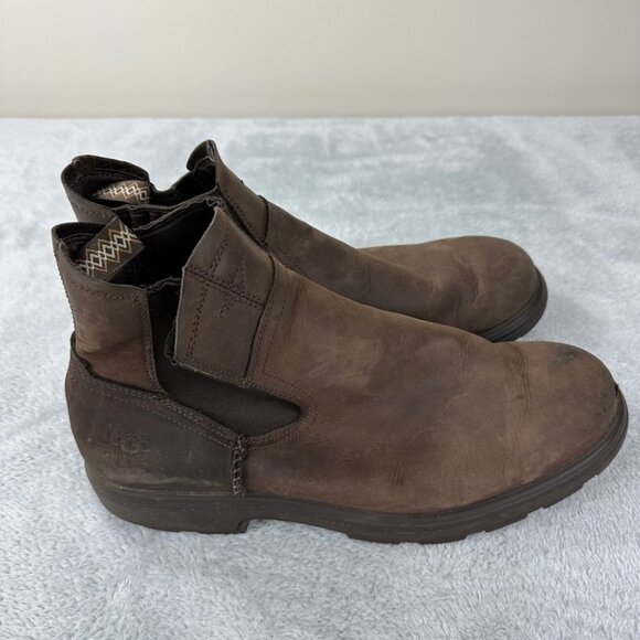 UGG Biltmore Chelsea Brown Boot Men's Size 12 US/11 UK/45 EU SN 1103789 - Picture 1 of 12